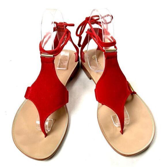 Trina Turk Bayley Suede Sandals - Picture 3 of 10